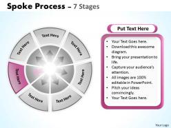 3855303 style circular spokes 7 piece powerpoint template diagram graphic slide