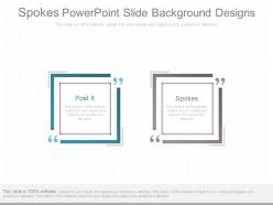 Spokes powerpoint slide background designs