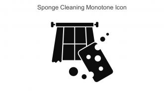 Sponge Cleaning Monotone Icon In Powerpoint Pptx Png And Editable Eps Format