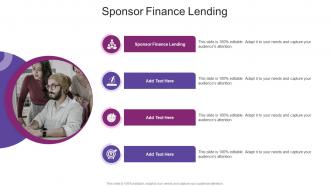 Sponsor Finance Lending In Powerpoint And Google Slides Cpb