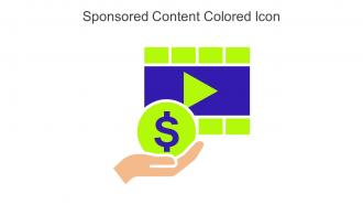 Sponsored Content Colored Icon In Powerpoint Pptx Png And Editable Eps Format
