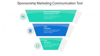 Sponsorship marketing communication tool ppt powerpoint presentation slides cpb