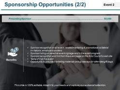 Sponsorship opportunities example of ppt