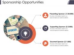 Sponsorship opportunities presentation portfolio