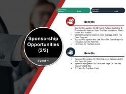 Sponsorship Opportunities Proposal Powerpoint Presentation Slide