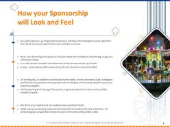 Sponsorship proposal for business event powerpoint presentation slides