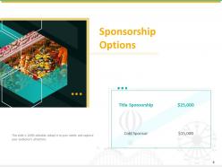 Sponsorship Proposal Letter Powerpoint Presentation Slides