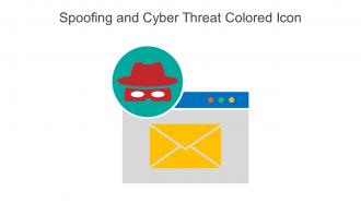 Spoofing And Cyber Threat Colored Icon In Powerpoint Pptx Png And Editable Eps Format
