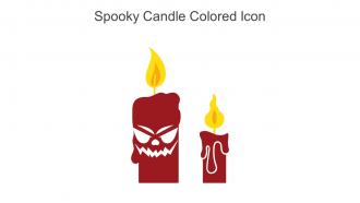 Spooky Candle Colored Icon In Powerpoint Pptx Png And Editable Eps Format