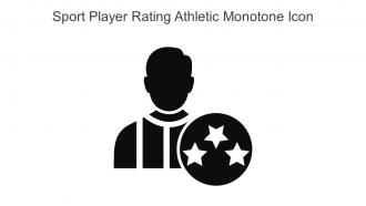 Sport Player Rating Athletic Monotone Icon In Powerpoint Pptx Png And Editable Eps Format