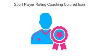 Sport Player Rating Coaching Colored Icon In Powerpoint Pptx Png And Editable Eps Format