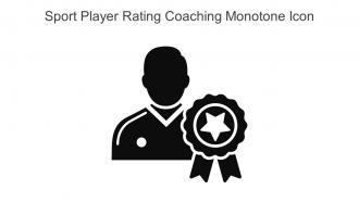 Sport Player Rating Coaching Monotone Icon In Powerpoint Pptx Png And Editable Eps Format