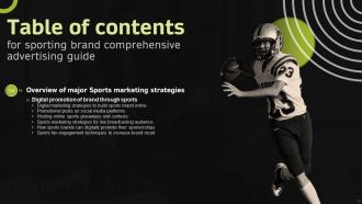 Sporting Brand Comprehensive Advertising Guide MKT CD V Ideas Impactful