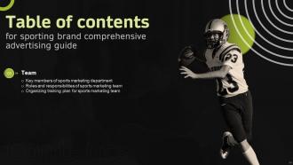 Sporting Brand Comprehensive Advertising Guide MKT CD V Informative Impactful