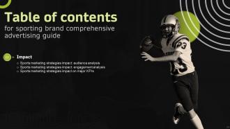 Sporting Brand Comprehensive Advertising Guide MKT CD V Engaging Impactful