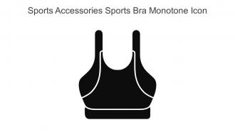 Sports Accessories Sports Bra Monotone Icon In Powerpoint Pptx Png And Editable Eps Format
