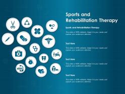 Sports and rehabilitation therapy ppt powerpoint presentation infographic template