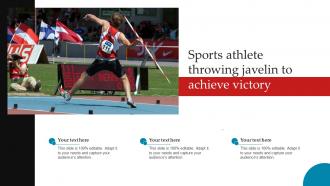 Sports Athlete Throwing Javelin To Achieve Victory Sports Athlete Throwing Javelin To Achieve Victory