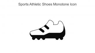 Sports Athletic Shoes Monotone Icon In Powerpoint Pptx Png And Editable Eps Format
