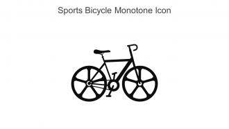 Sports Bicycle Monotone Icon In Powerpoint Pptx Png And Editable Eps Format