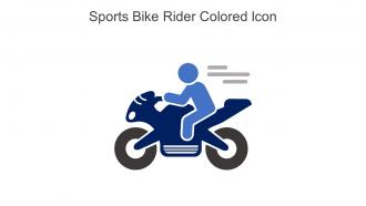Sports Bike Rider Colored Icon In Powerpoint Pptx Png And Editable Eps Format
