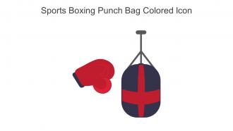 Sports Boxing Punch Bag Colored Icon In Powerpoint Pptx Png And Editable Eps Format
