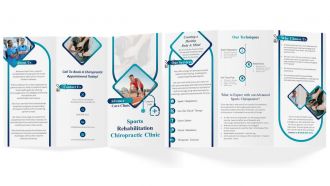 Sports Chiropractic Brochure Trifold