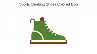 Sports Climbing Shoes Colored Icon In Powerpoint Pptx Png And Editable Eps Format
