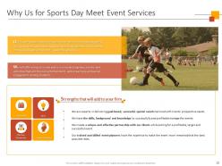 Sports day meet event proposal powerpoint presentation slides