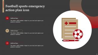 Sports Emergency Action Plan Powerpoint Ppt Template Bundles Colorful Compatible