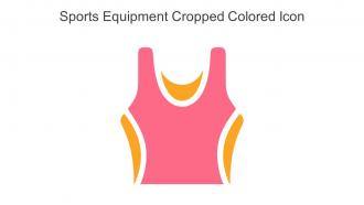 Sports Equipment Cropped Colored Icon In Powerpoint Pptx Png And Editable Eps Format