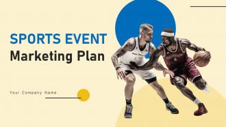 Sports Event Marketing Plan Powerpoint Presentation Slides Strategy CD V