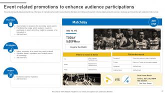 Sports Event Marketing Plan Powerpoint Presentation Slides Strategy CD V Slides Professionally