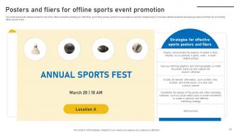 Sports Event Marketing Plan Powerpoint Presentation Slides Strategy CD V Customizable Professionally