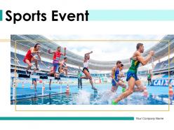 Sports Event Performing Panoramic Stadium International Swimmers