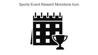 Sports Event Reward Monotone Icon In Powerpoint Pptx Png And Editable Eps Format