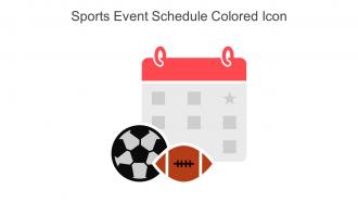 Sports Event Schedule Colored Icon In Powerpoint Pptx Png And Editable Eps Format