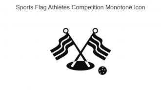 Sports Flag Athletes Competition Monotone Icon In Powerpoint Pptx Png And Editable Eps Format