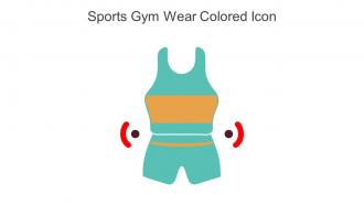 Sports Gym Wear Colored Icon In Powerpoint Pptx Png And Editable Eps Format
