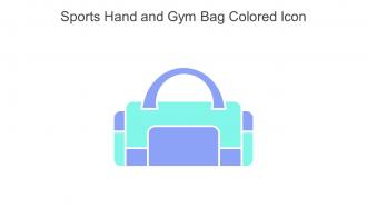 Sports Hand And Gym Bag Colored Icon In Powerpoint Pptx Png And Editable Eps Format