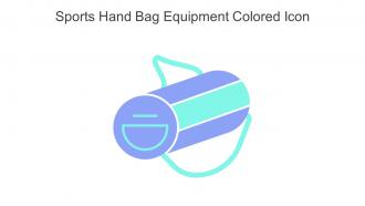 Sports Hand Bag Equipment Colored Icon In Powerpoint Pptx Png And Editable Eps Format