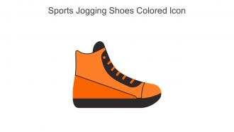 Sports Jogging Shoes Colored Icon In Powerpoint Pptx Png And Editable Eps Format