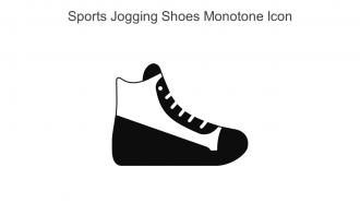 Sports Jogging Shoes Monotone Icon In Powerpoint Pptx Png And Editable Eps Format