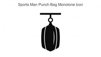 Sports Man Punch Bag Monotone Icon In Powerpoint Pptx Png And Editable Eps Format