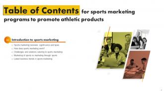 Sports Marketing Programs To Promote Athletic Products Powerpoint Presentation Slides MKT CD V Adaptable Best