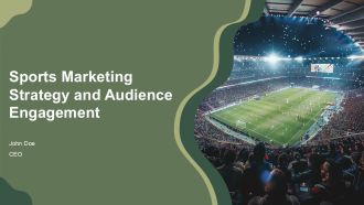 Sports Marketing Strategy And Audience Engagement PPT Mockup AT