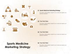 Sports medicine marketing strategy ppt powerpoint presentation professional vector
