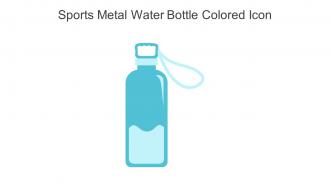 Sports Metal Water Bottle Colored Icon In Powerpoint Pptx Png And Editable Eps Format