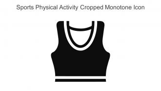 Sports Physical Activity Cropped Monotone Icon In Powerpoint Pptx Png And Editable Eps Format