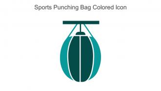 Sports Punching Bag Colored Icon In Powerpoint Pptx Png And Editable Eps Format